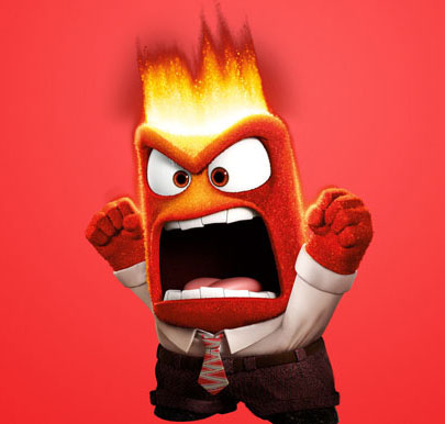 Anger from the movie Inside Out